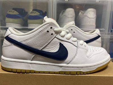 Nike SB Dunk Low "Orange Label White Navy"