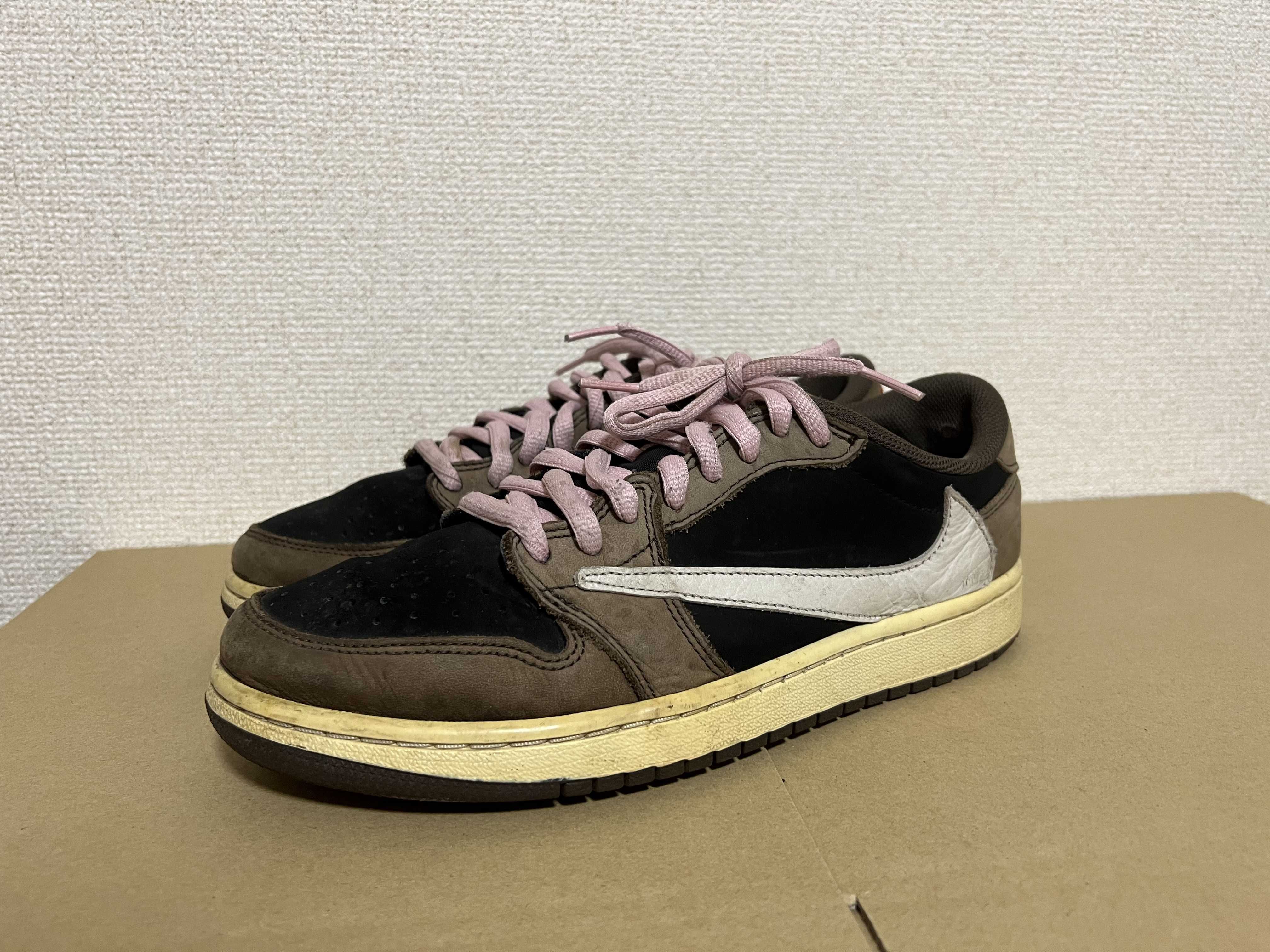 Travis Scott × Nike Air Jordan 1 Low OG SP-T "Black/Dark Mocha"