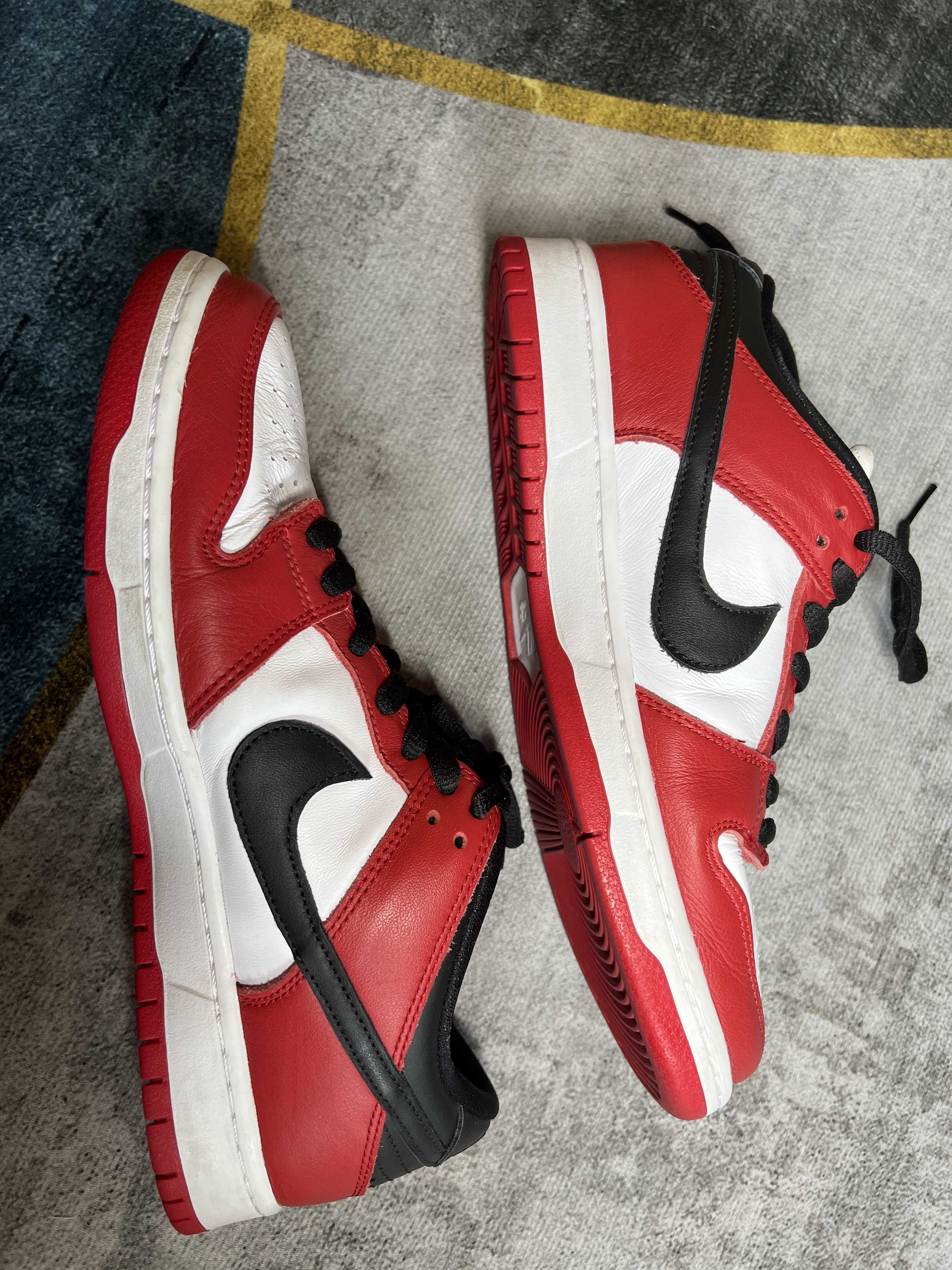 Nike SB Dunk Low Pro "J-Pack Chicago/Varsity Red and White"