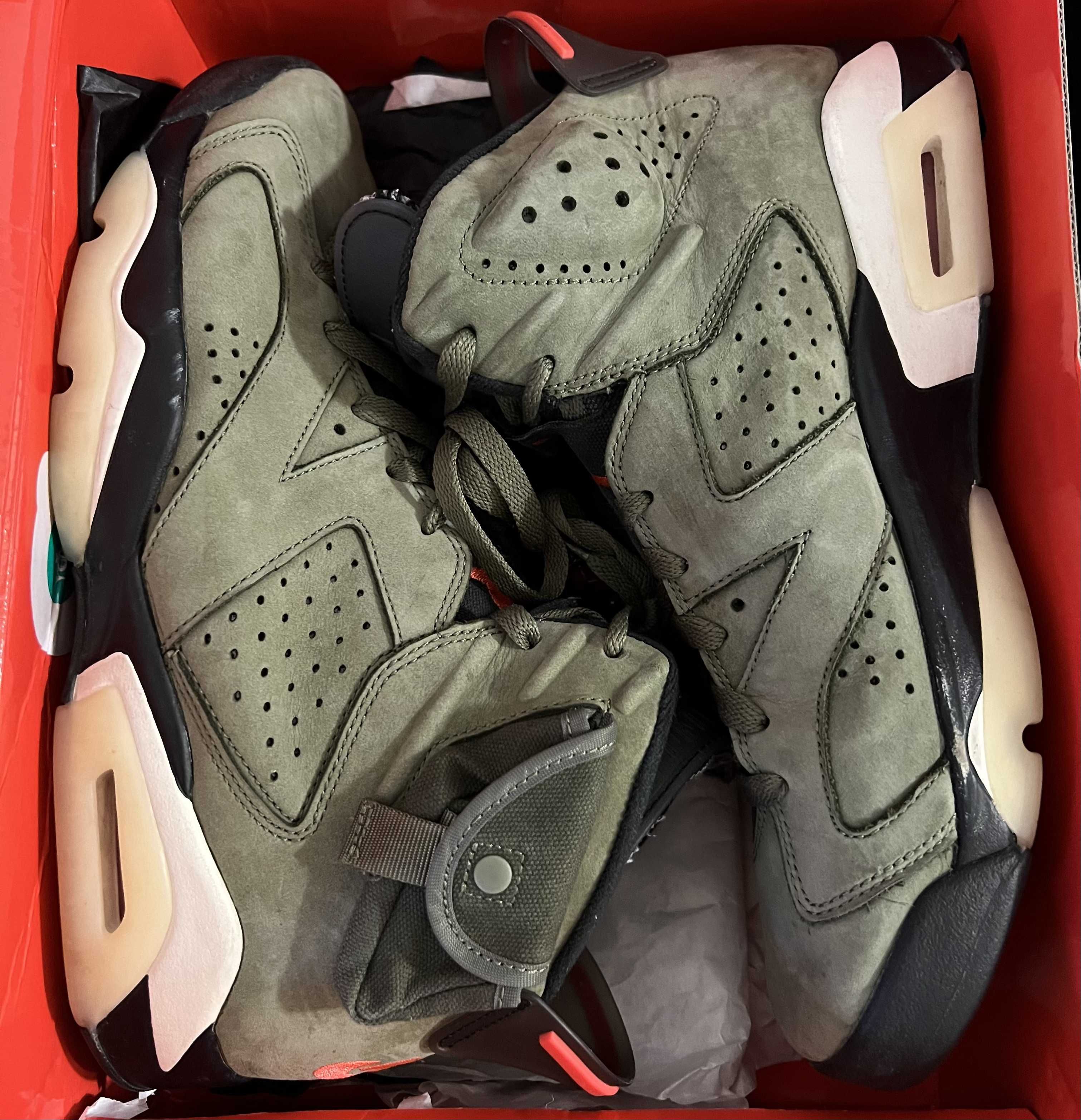 Travis Scott × Nike Air Jordan 6 Retro "Medium Olive"