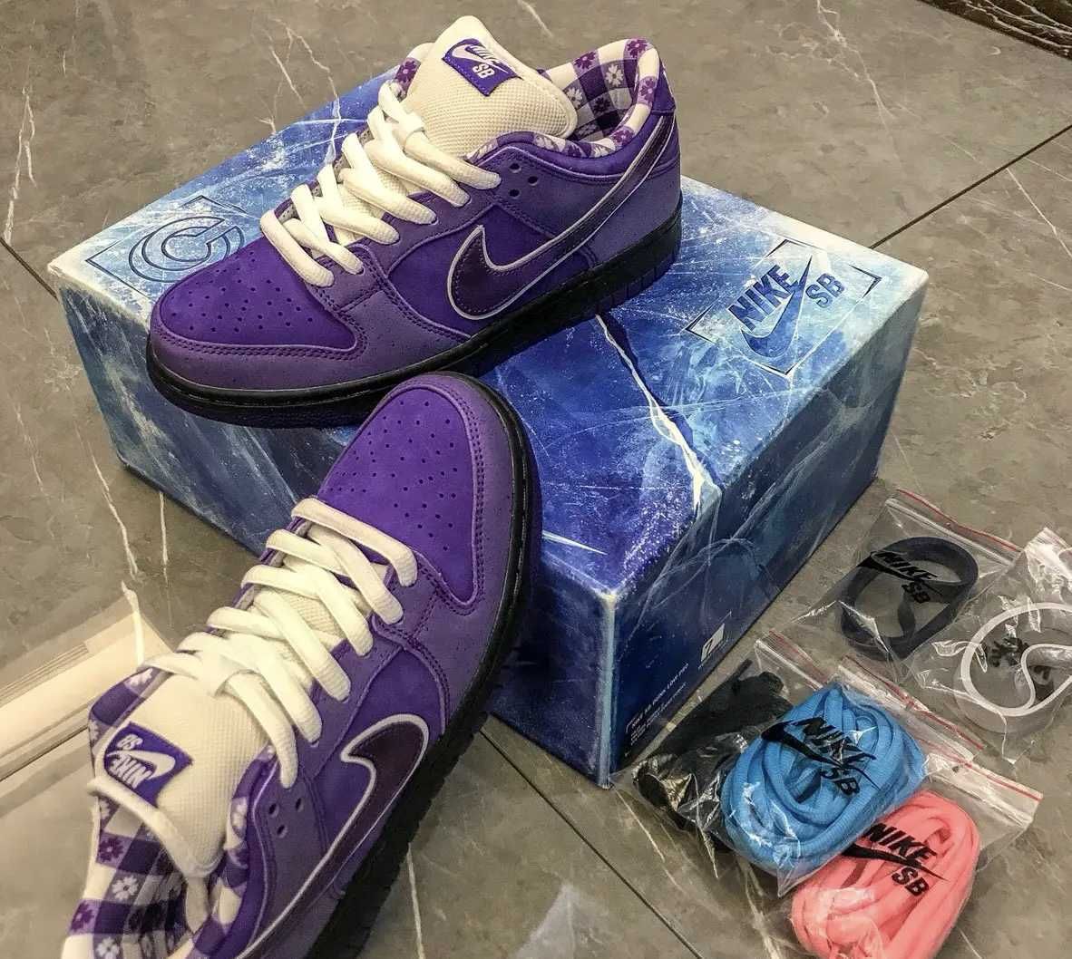 Concepts × Nike SB Dunk Low "Purple Lobster"