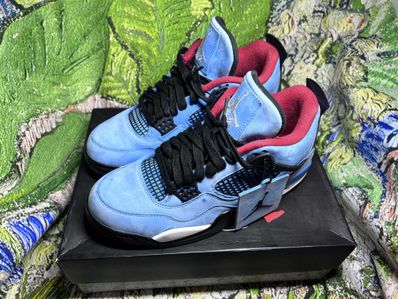 Travis Scott × Nike Air Jordan 4 Retro Cactus Jack "University Blue"