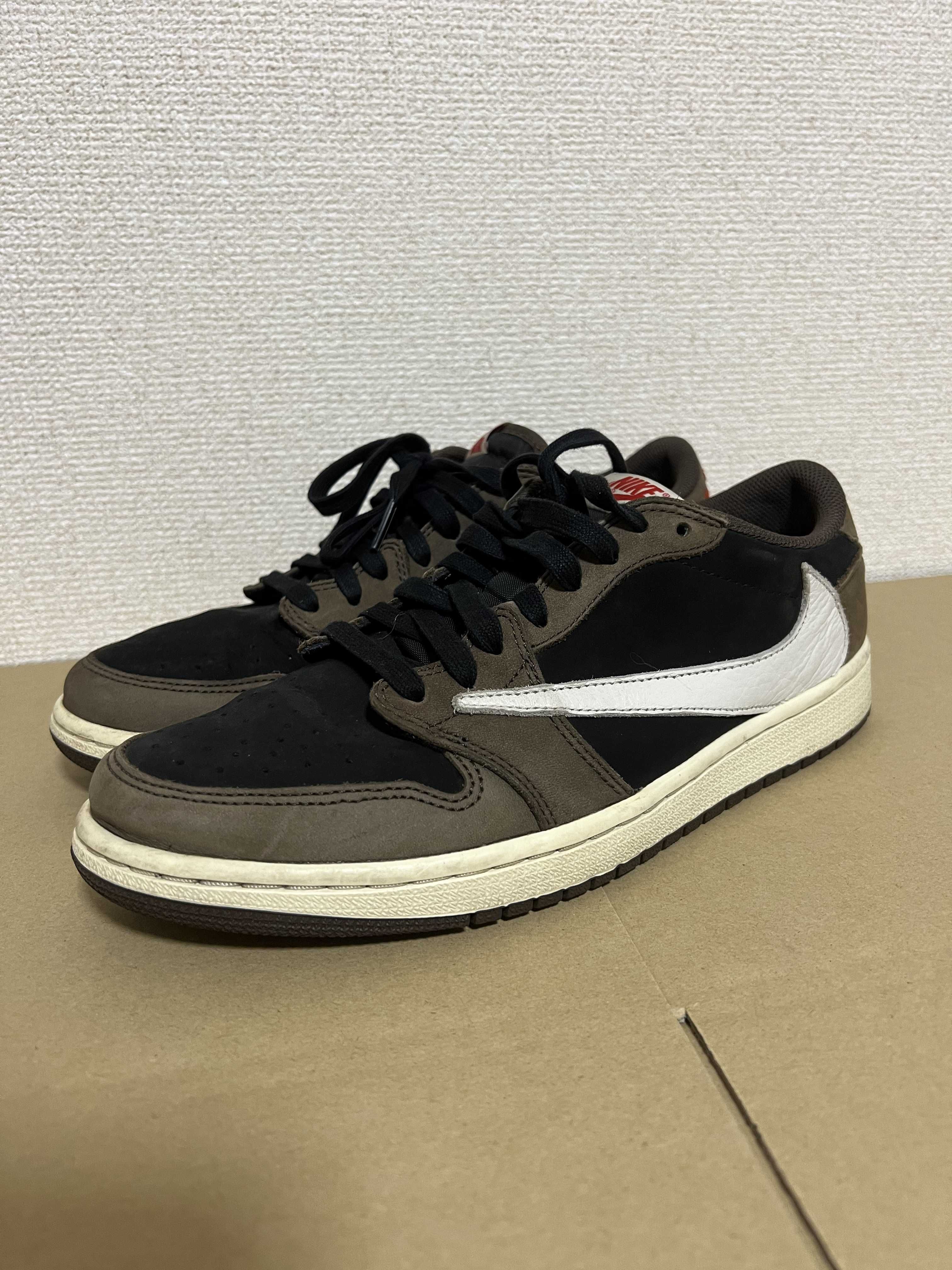 Travis Scott × Nike Air Jordan 1 Low OG SP-T  "Black/Dark Mocha"