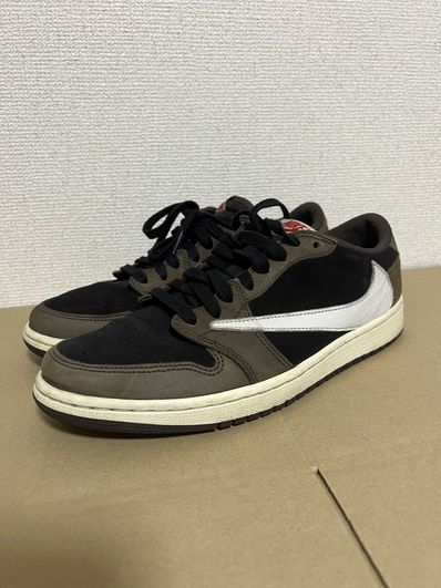Travis Scott × Nike Air Jordan 1 Low OG SP-T "Black/Dark Mocha"