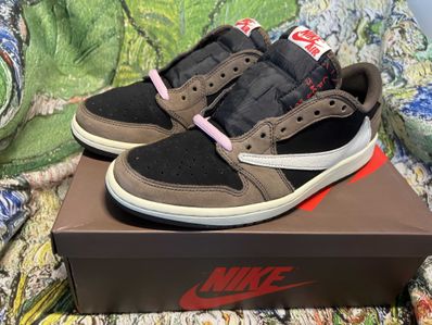 Travis Scott × Nike Air Jordan 1 Low OG SP-T "Black/Dark Mocha"
