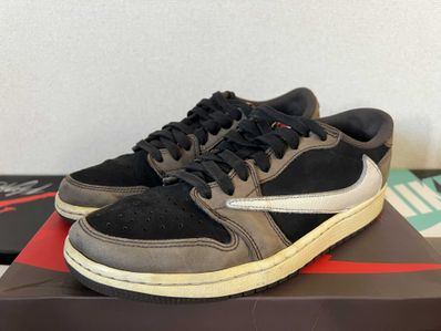 Travis Scott × Nike Air Jordan 1 Low OG SP-T "Black/Dark Mocha"