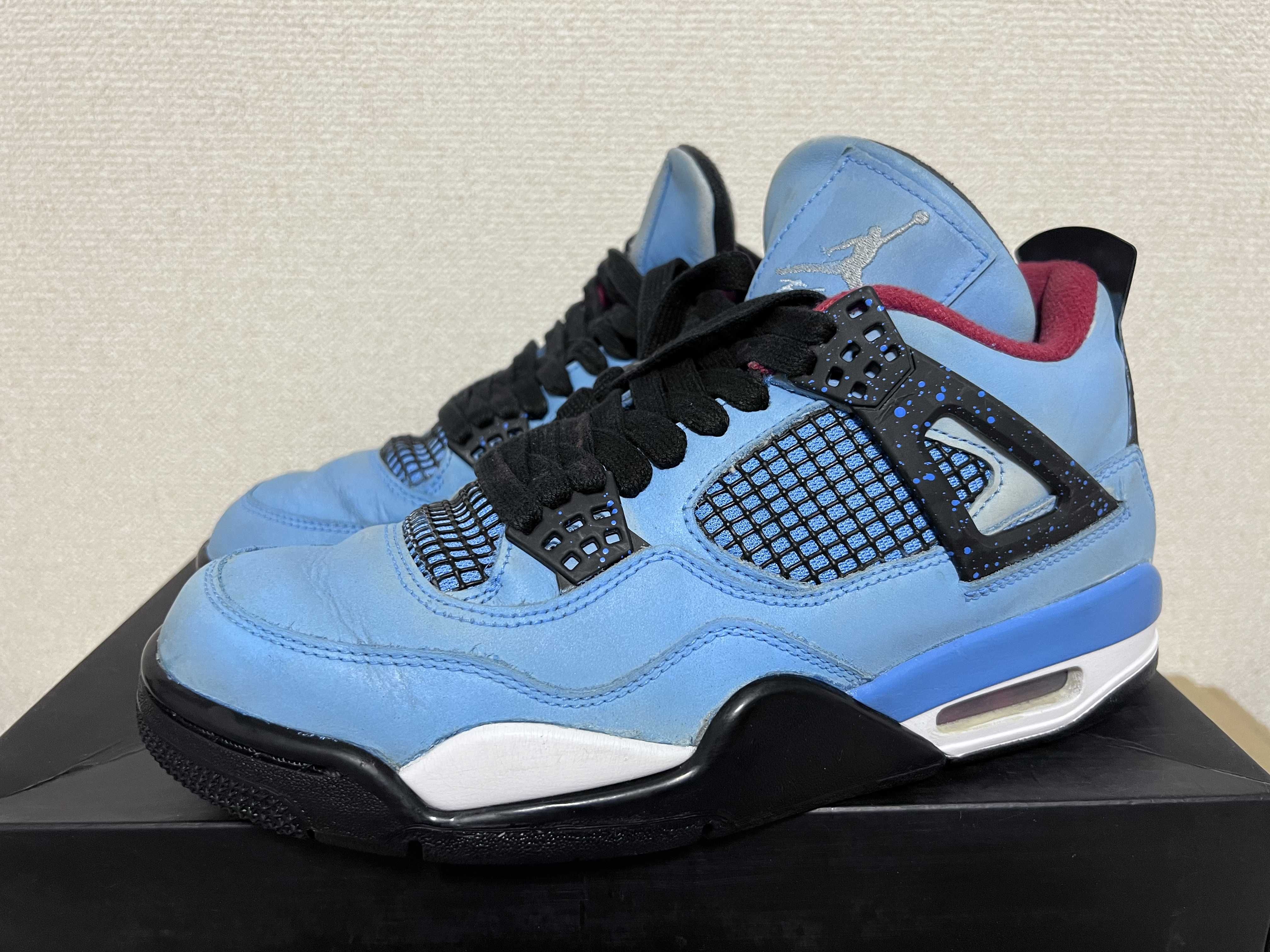 Travis Scott × Nike Air Jordan 4 Retro Cactus Jack "University Blue"