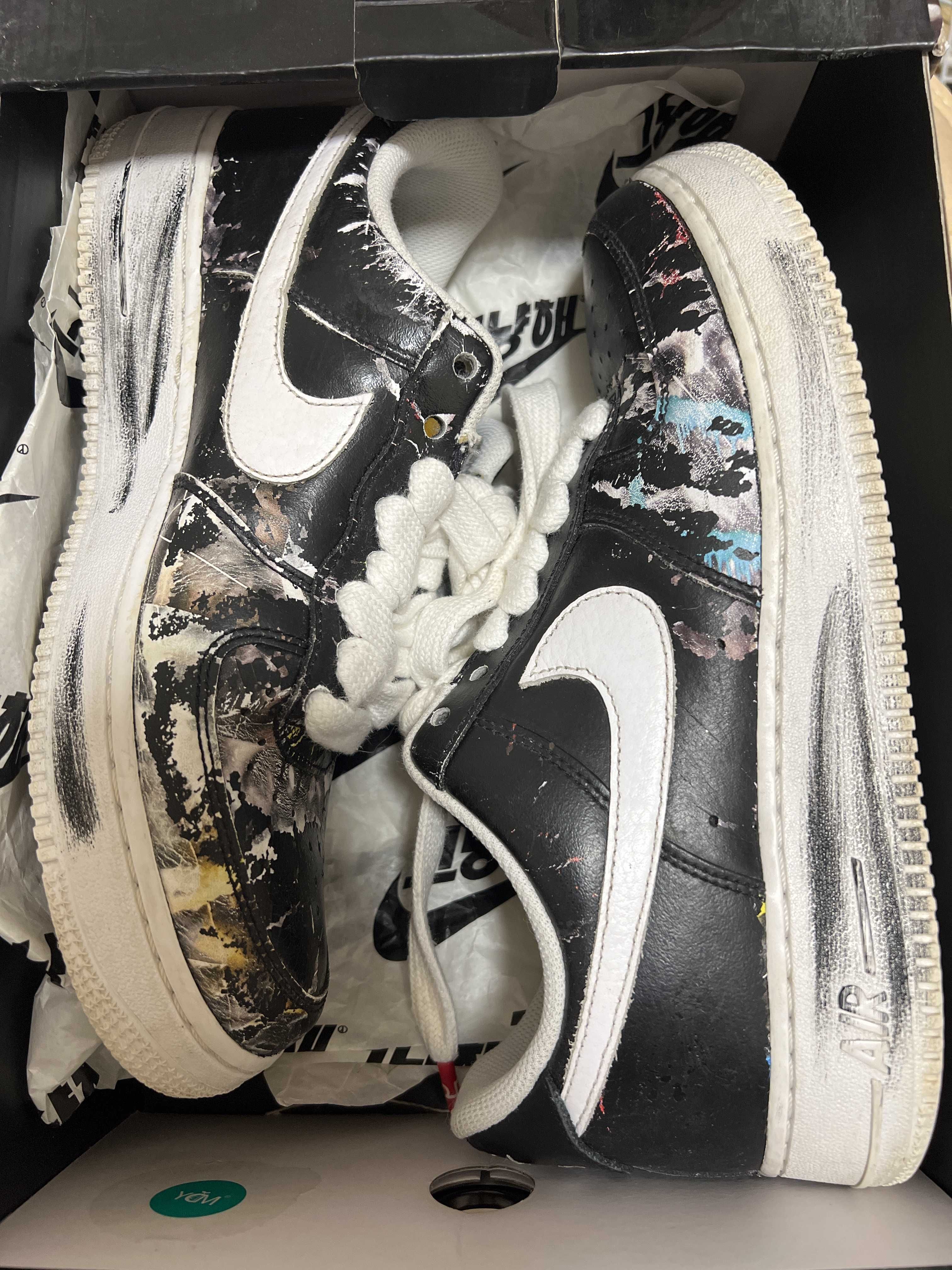 PEACEMINUSONE × Nike Air Force 1 Low Para Noise "Black" / G-DRAGON