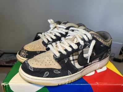 Travis Scott × Nike SB Dunk Low "Black/Parachute Beige"