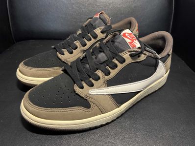 Travis Scott × Nike Air Jordan 1 Low OG SP-T "Black/Dark Mocha"