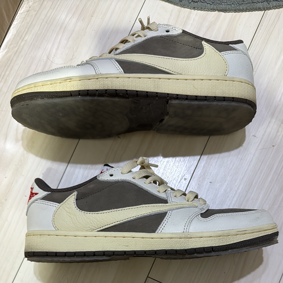 Travis Scott × Nike Air Jordan 1 Low OG SP "Reverse Mocha/Sail and Ridgerock"