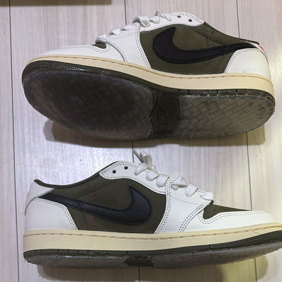 Travis Scott × Nike Air Jordan 1 Low OG SP "Reverse Olive"