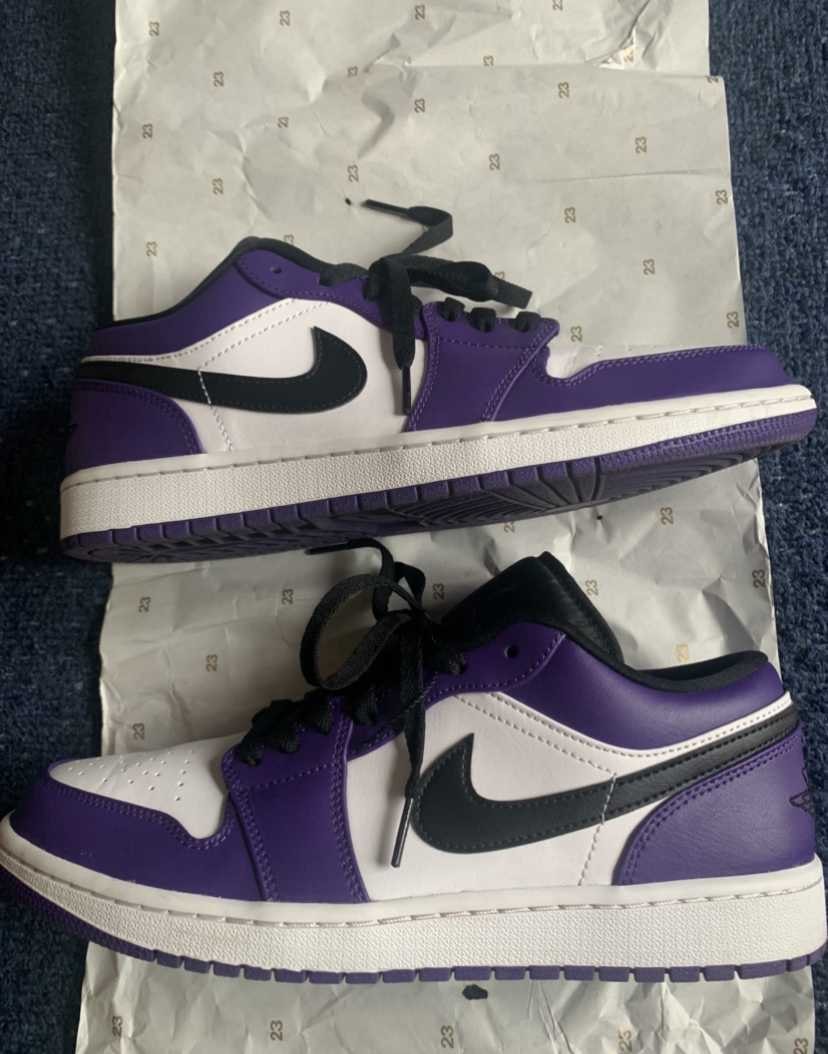 NIKE AIR JORDAN 1 LOW "COURT PURPLE"