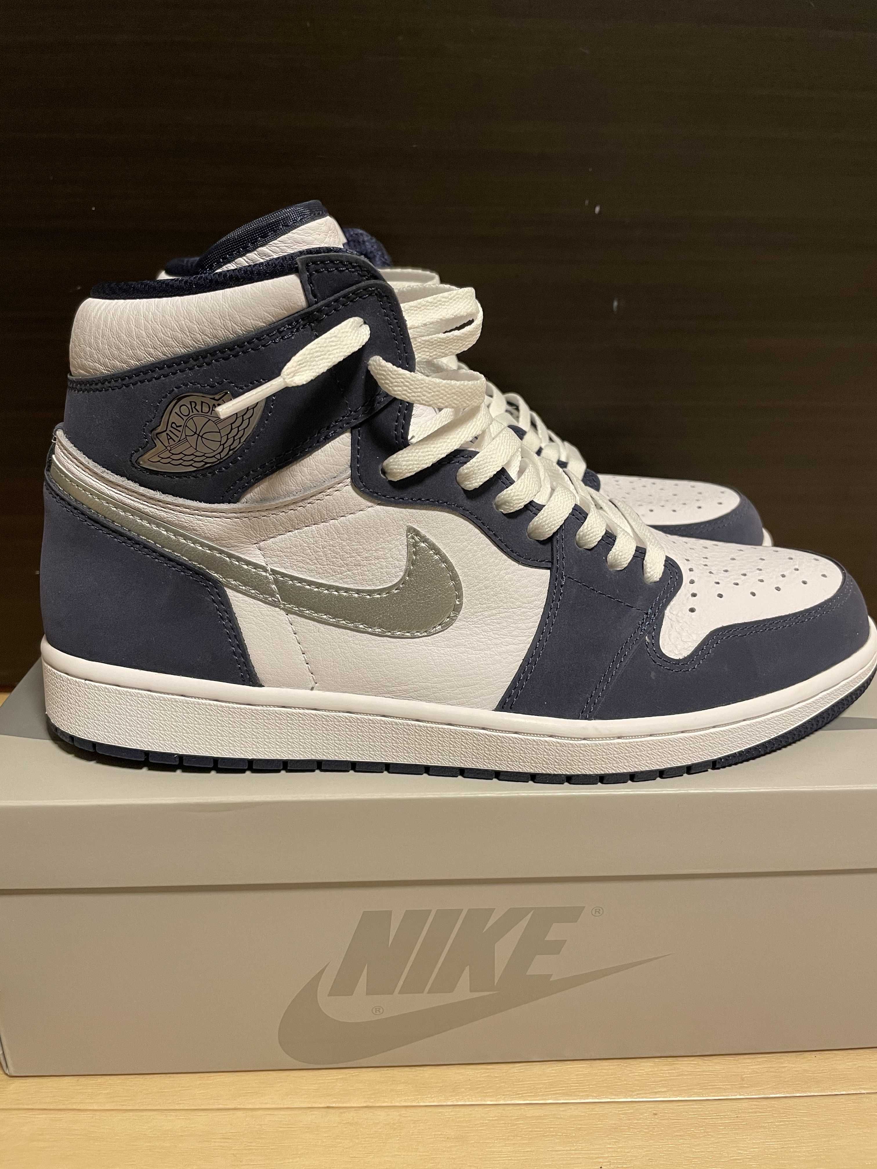 Nike Air Jordan 1 High OG CO.JP "White/Midnight Navy" (2020)(ブリーフケースなし)