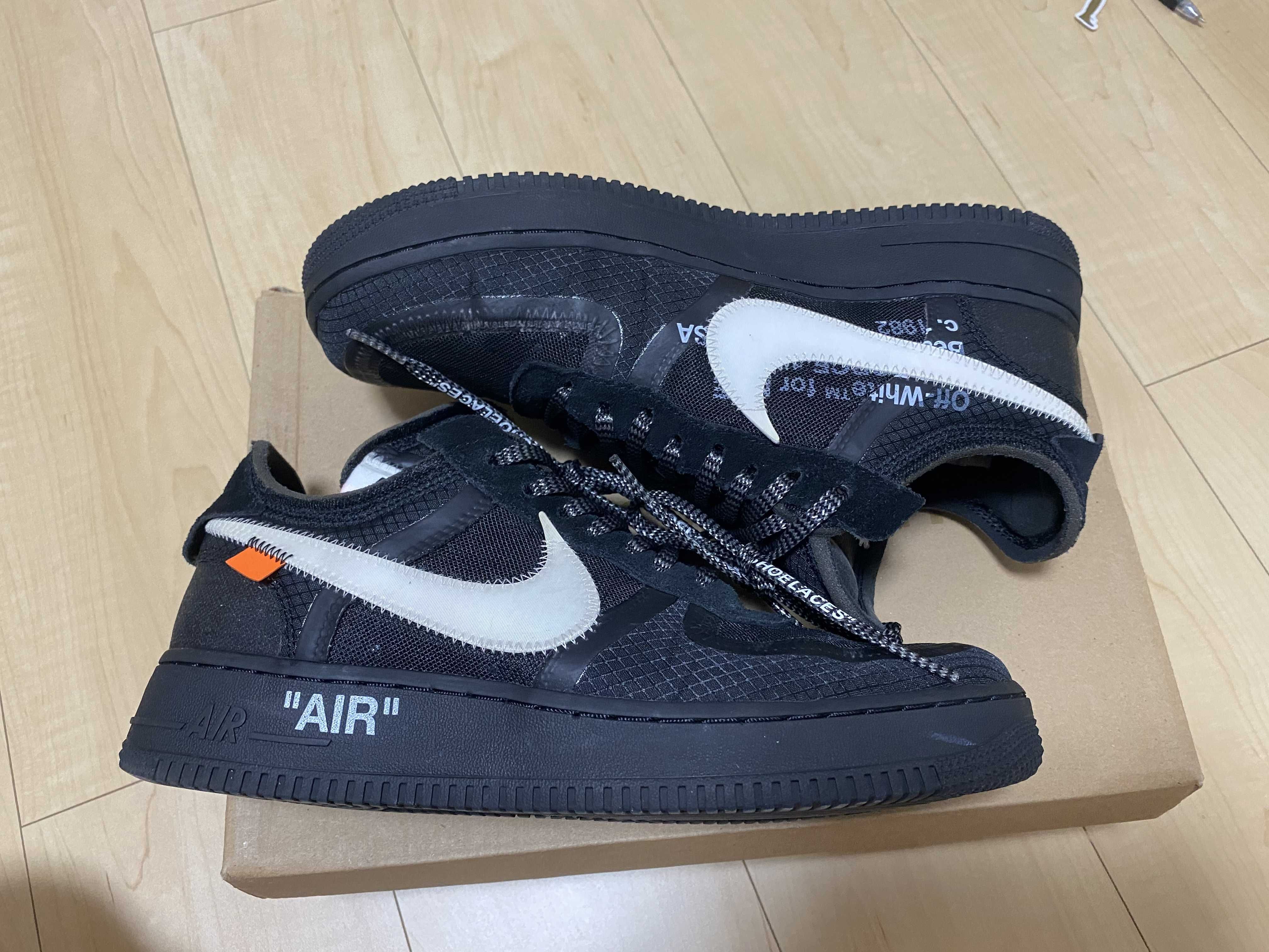 Off-White × Nike Air Force 1 Low "Black"
