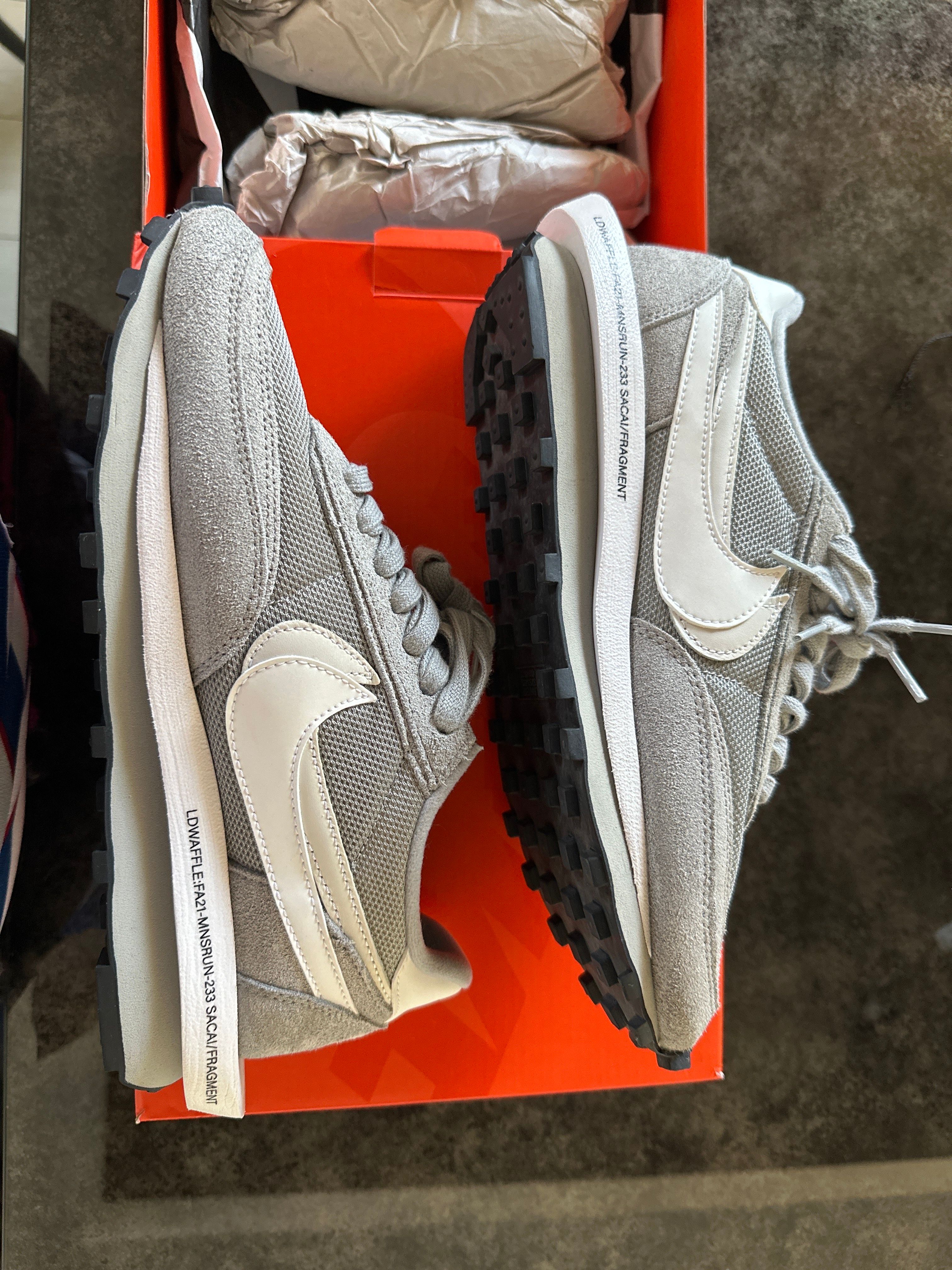 Fragment × sacai × Nike LD Waffle "Light Smoke Grey"
