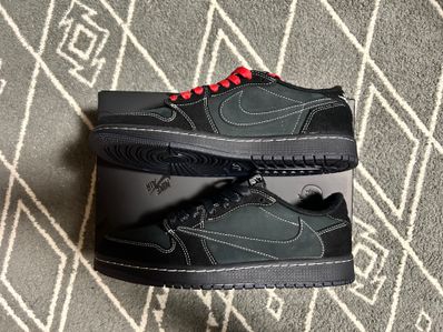 Travis Scott × Nike Air Jordan 1 Low OG SP "Black Phantom"