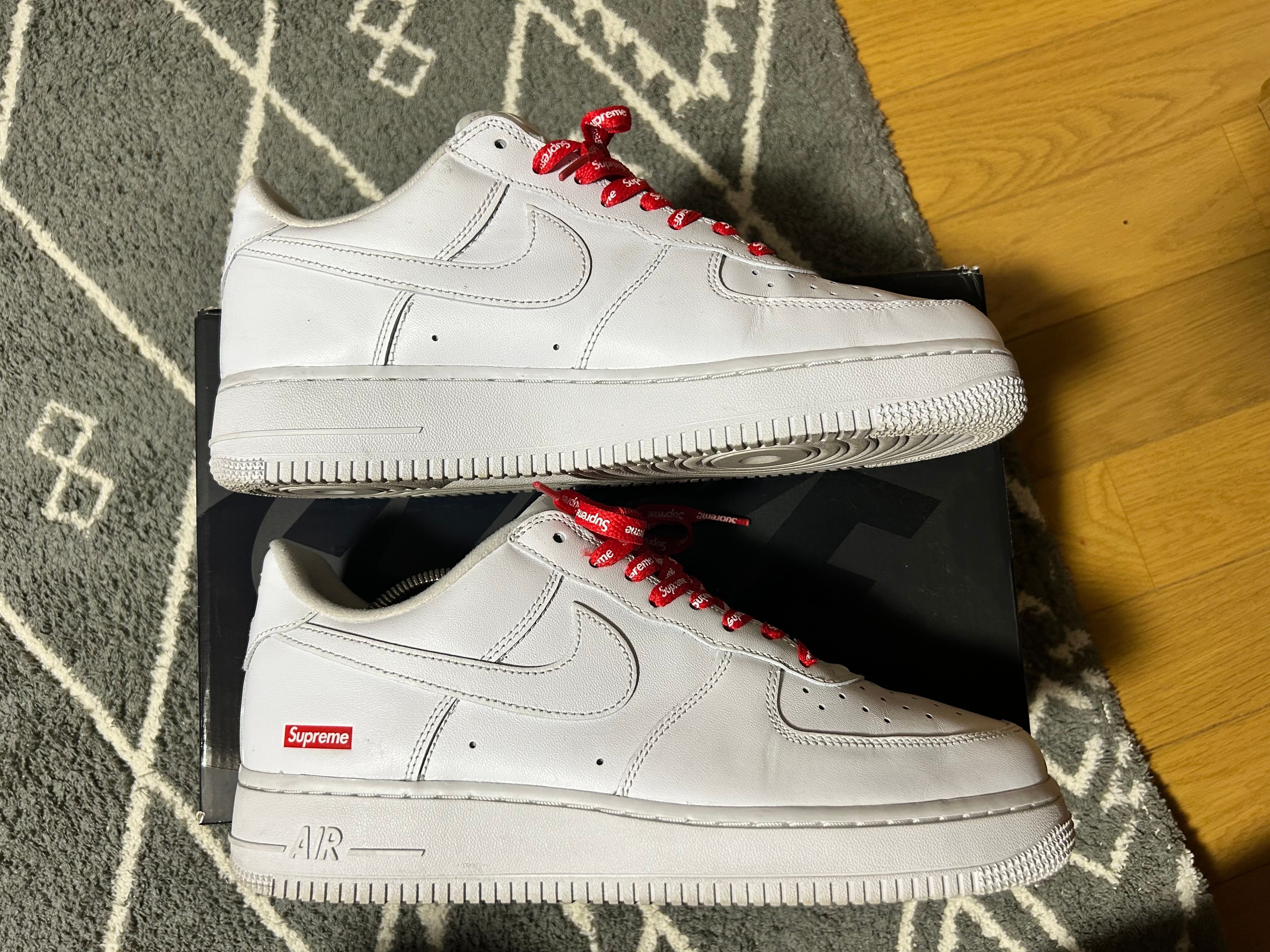 Supreme × Nike Air Force 1 Low "White"