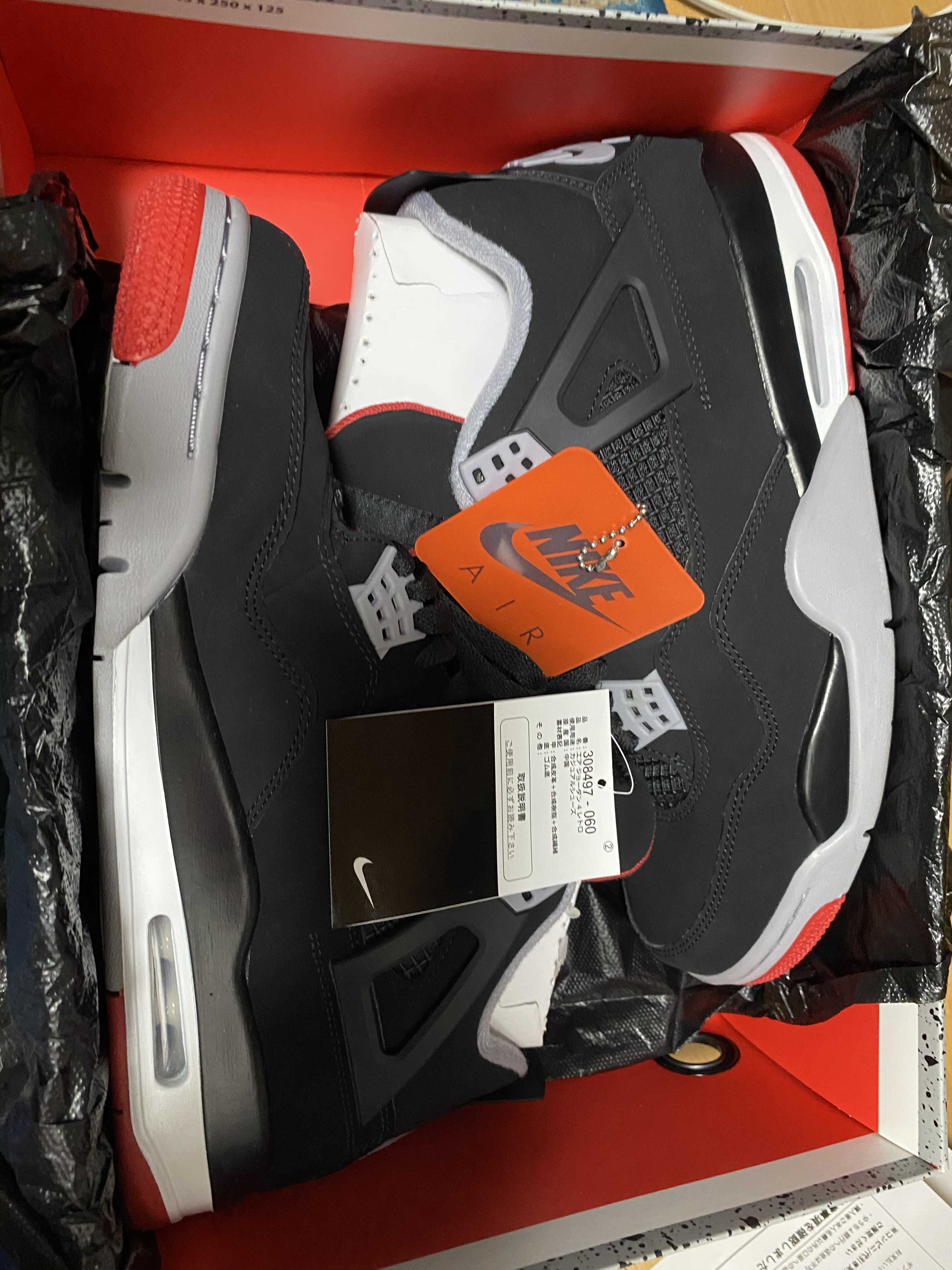 Nike Air Jordan 4 Retro "Bred" (2019)  