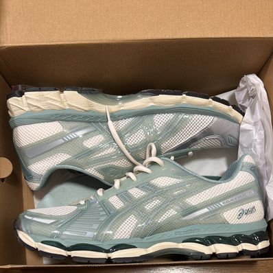 KITH Ronnie Fieg × Asics Gel-Kayano 12.1 "Cream/Sage"