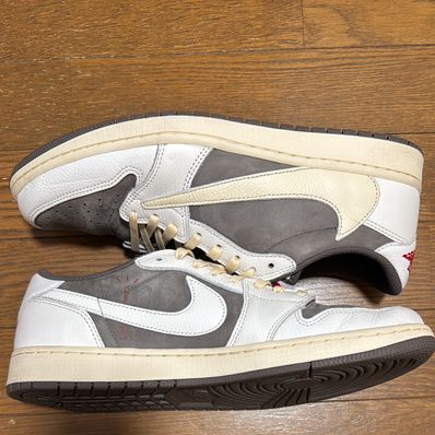 Travis Scott × Nike Air Jordan 1 Low OG SP "Reverse Mocha/Sail and Ridgerock"