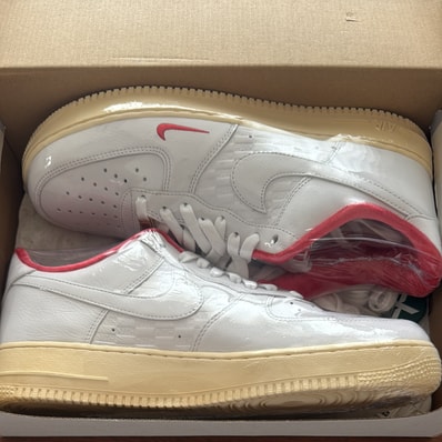 KITH × Nike Air Force 1 Low "White/Red"