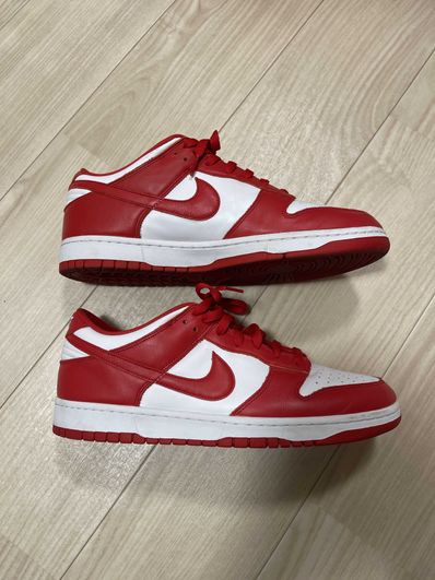 Nike Dunk Low SP "White and University Red"