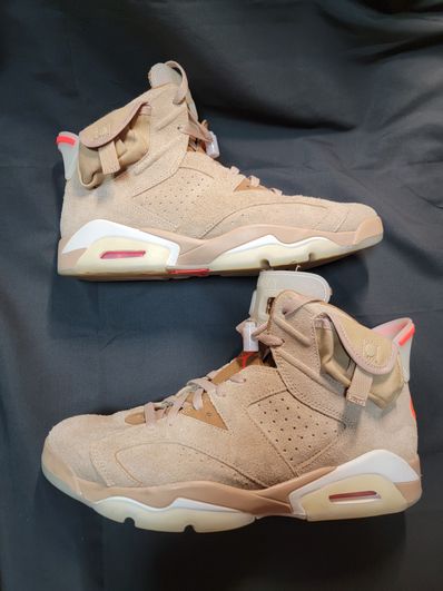 Travis Scott × Nike Air Jordan 6 "British Khaki"