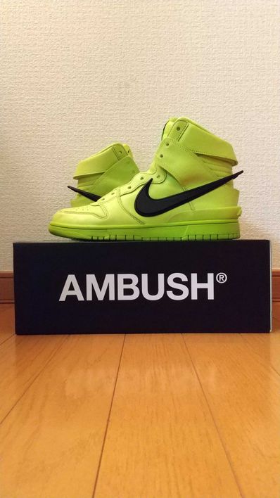AMBUSH × NIKE DUNK HIGH "FLASH LIME"