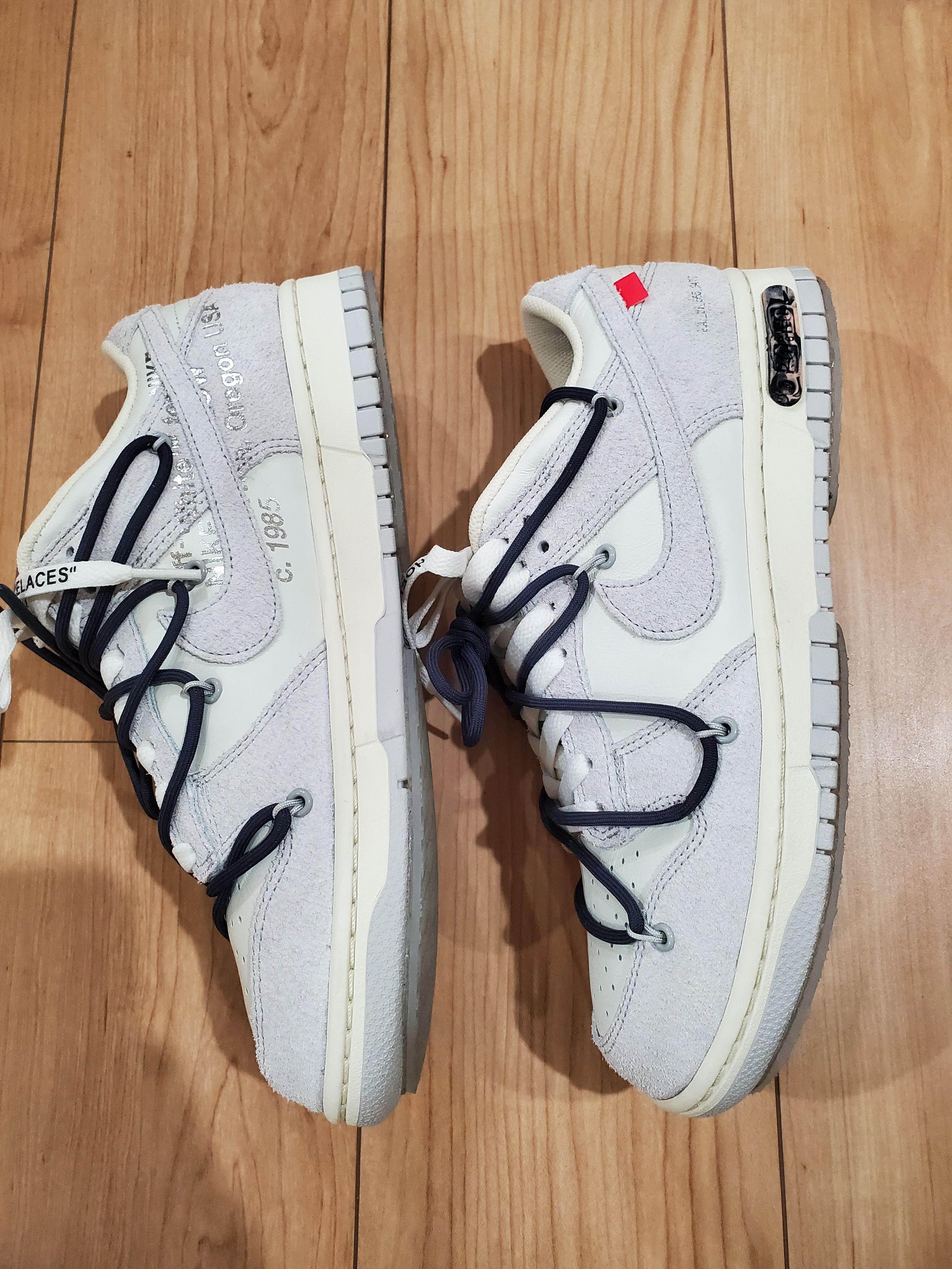 Off-White × Nike Dunk Low "Sail/Neutral Grey/Gridiron"