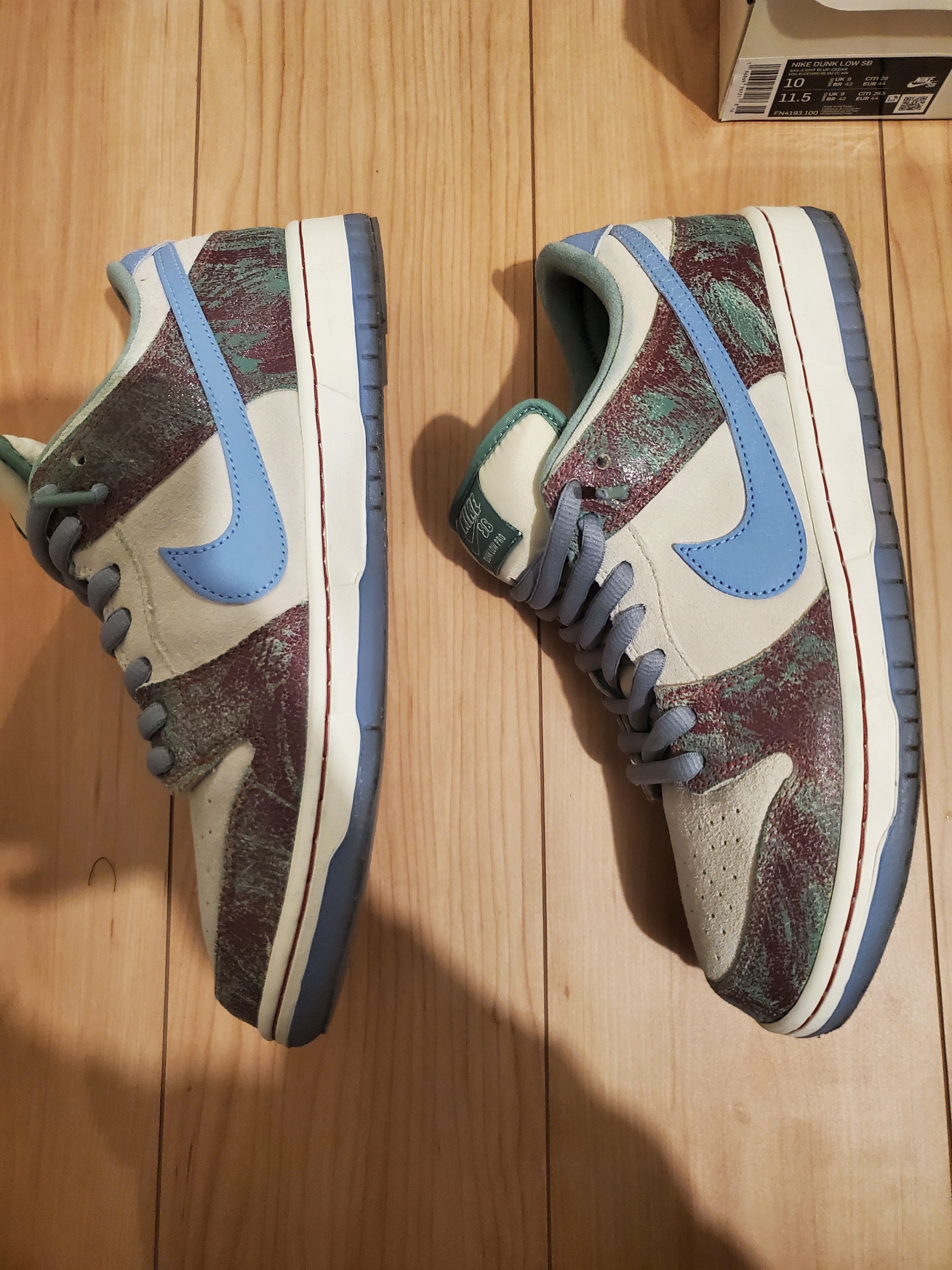Crenshaw Skate Club × Nike SB Dunk Low PRO QS "Sail/Light Blue-Cedar"