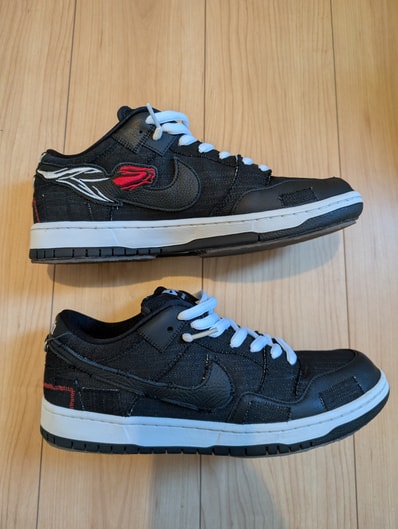 Wasted Youth × Nike SB Dunk Low "Black Denim" / VERDY