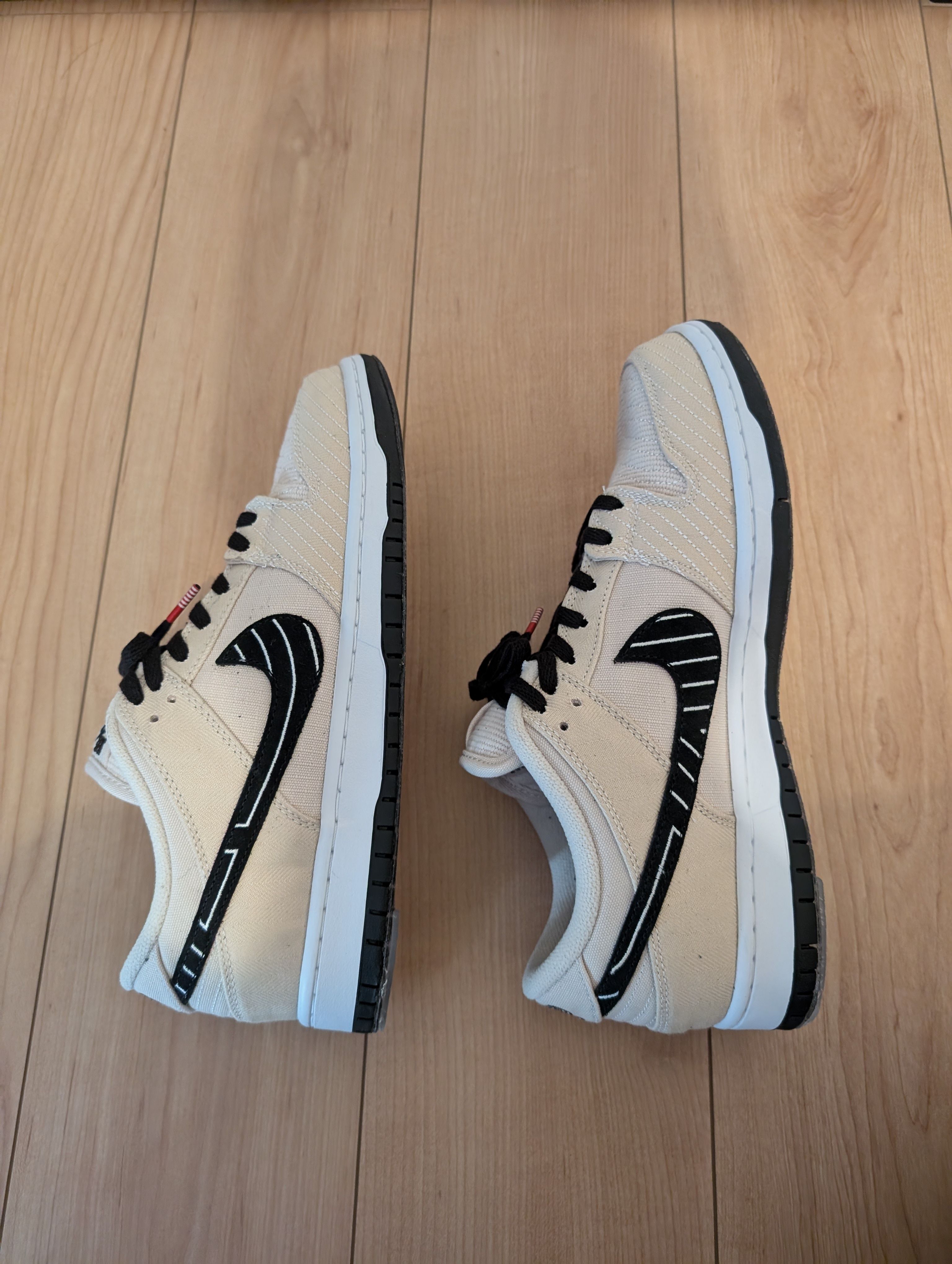 Albino & Preto × Nike SB Dunk Low Pro QS "Pearl White"