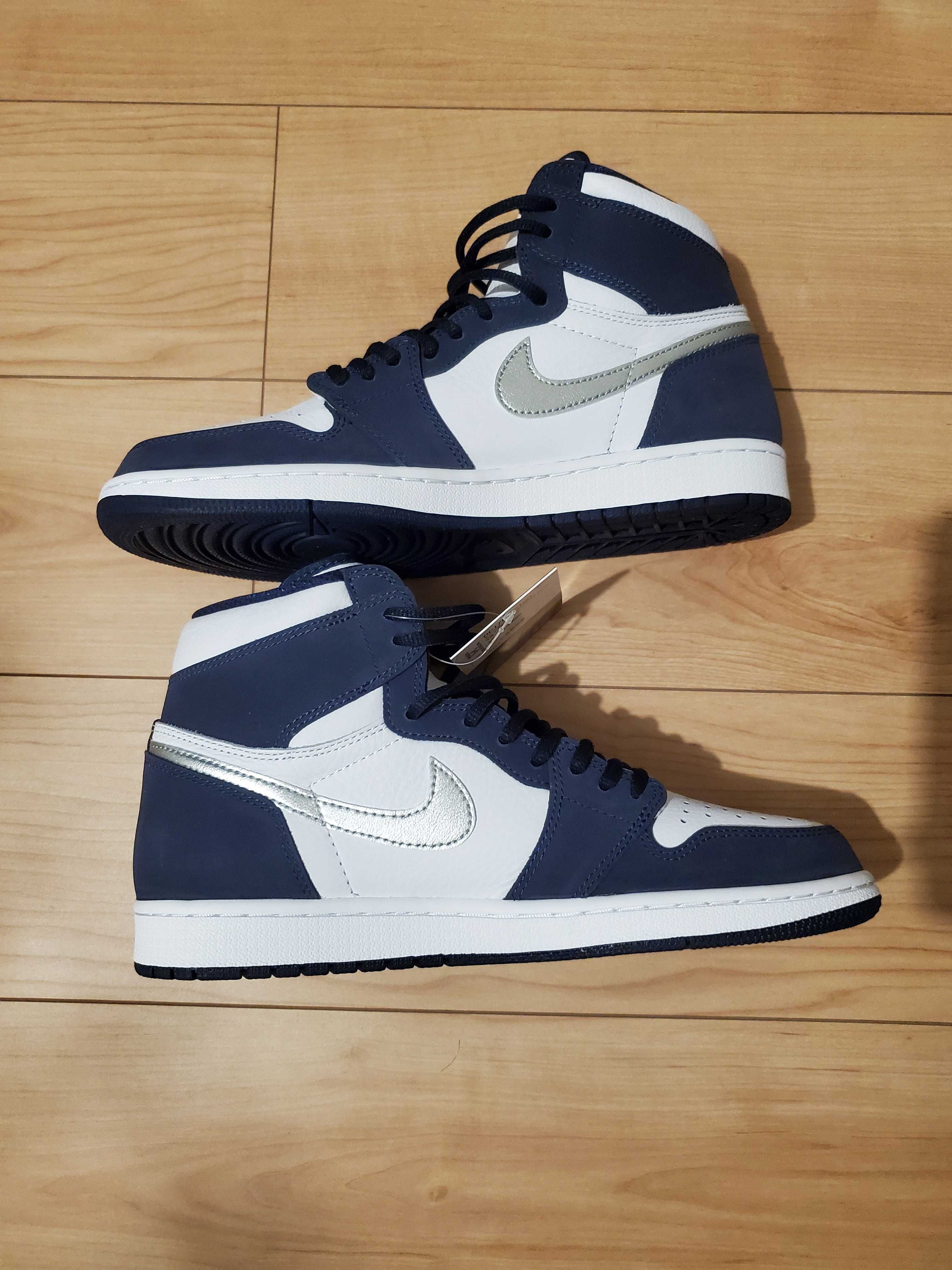 Nike Air Jordan 1 High OG CO.JP "White/Midnight Navy" (2020)(ブリーフケースなし)