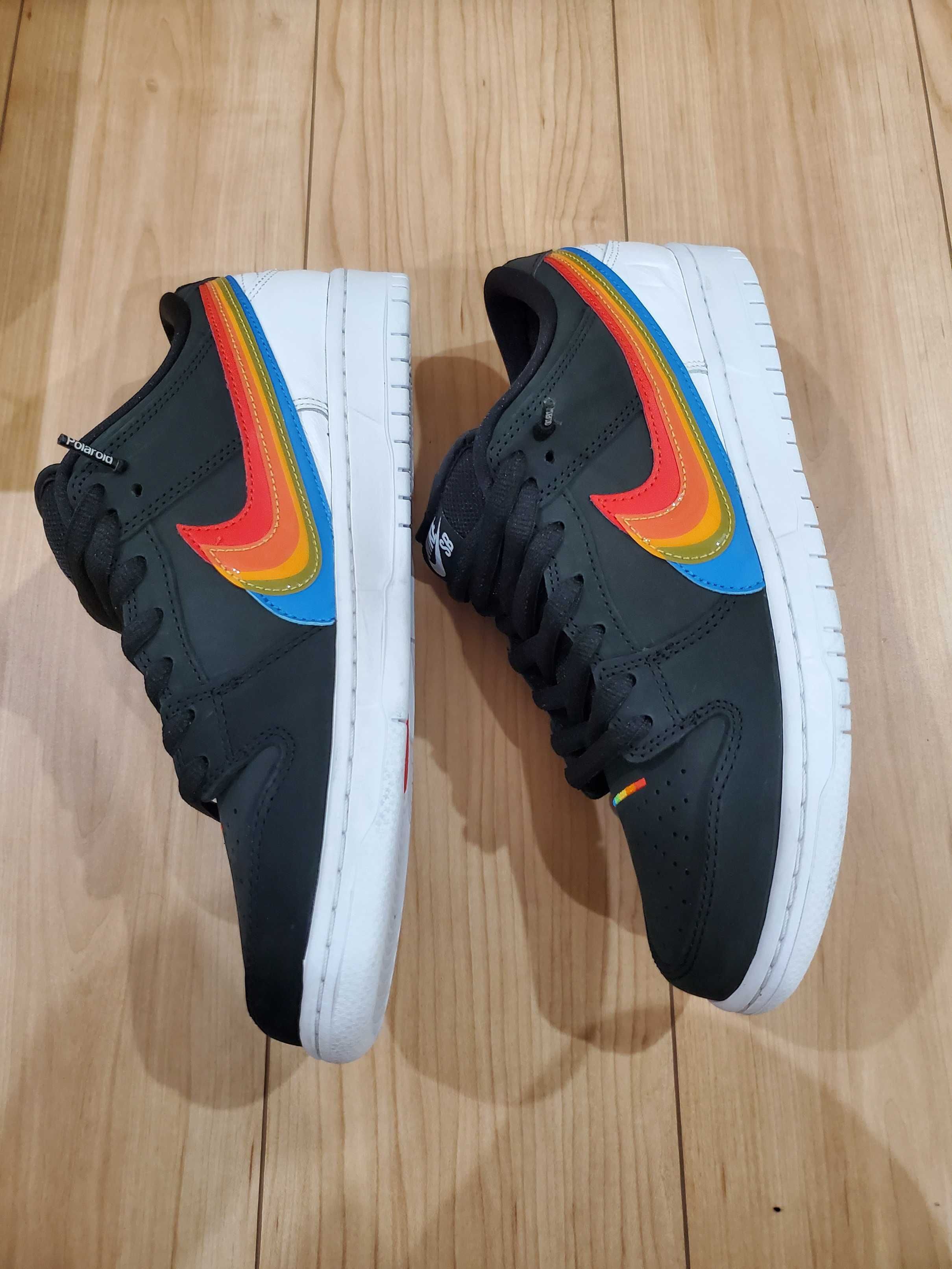 Polaroid × Nike SB Dunk Low Pro QS "Black/White"