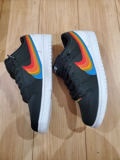 Polaroid × Nike SB Dunk Low Pro QS "Black/White"