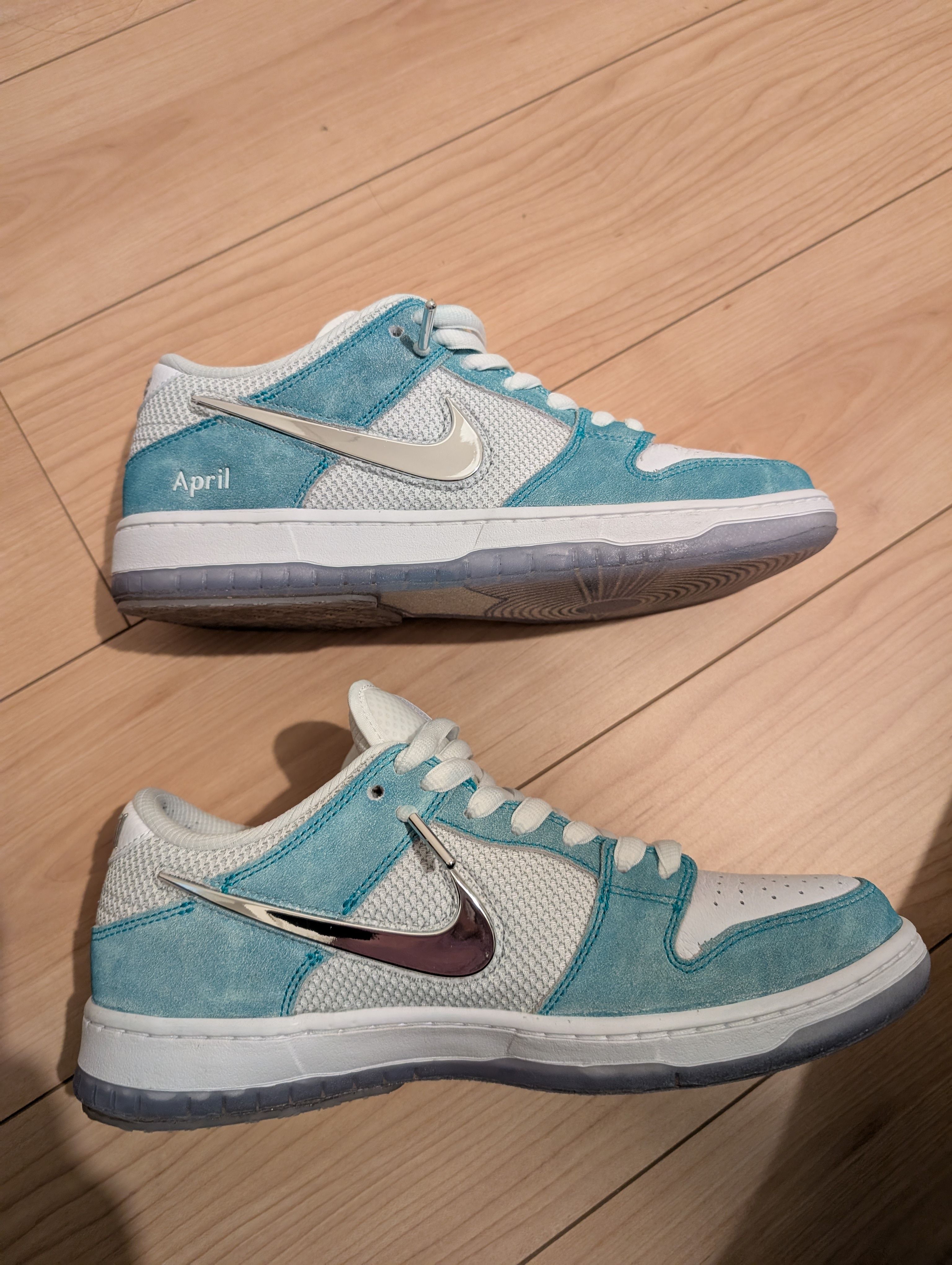 APRIL SKATEBOARDS × Nike SB Dunk Low Pro QS "White and Multi-Color"