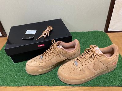 Supreme × Nike Air Force 1 Low "Flax/Wheat"