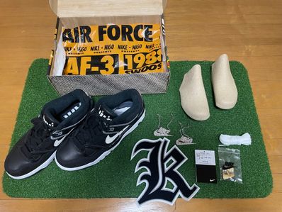 NIGO® × Nike Air Force 3 Low "Black/White" (Heel Logo "NIGO")