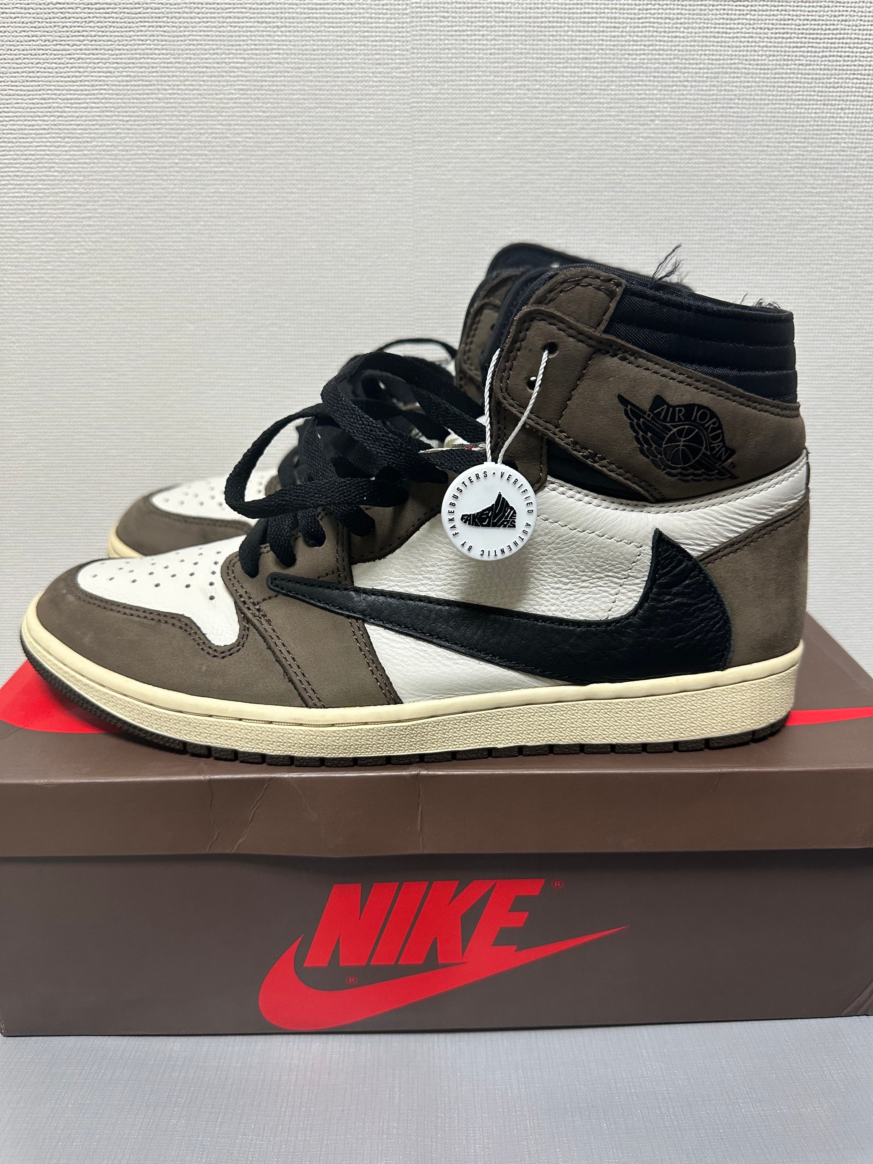 Travis Scott × Nike Air Jordan 1 Retro High OG TS SP "Sail/Dark Mocha"