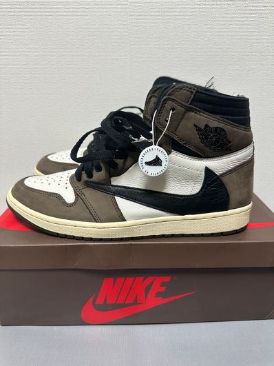 Travis Scott × Nike Air Jordan 1 Retro High OG TS SP "Sail/Dark Mocha"