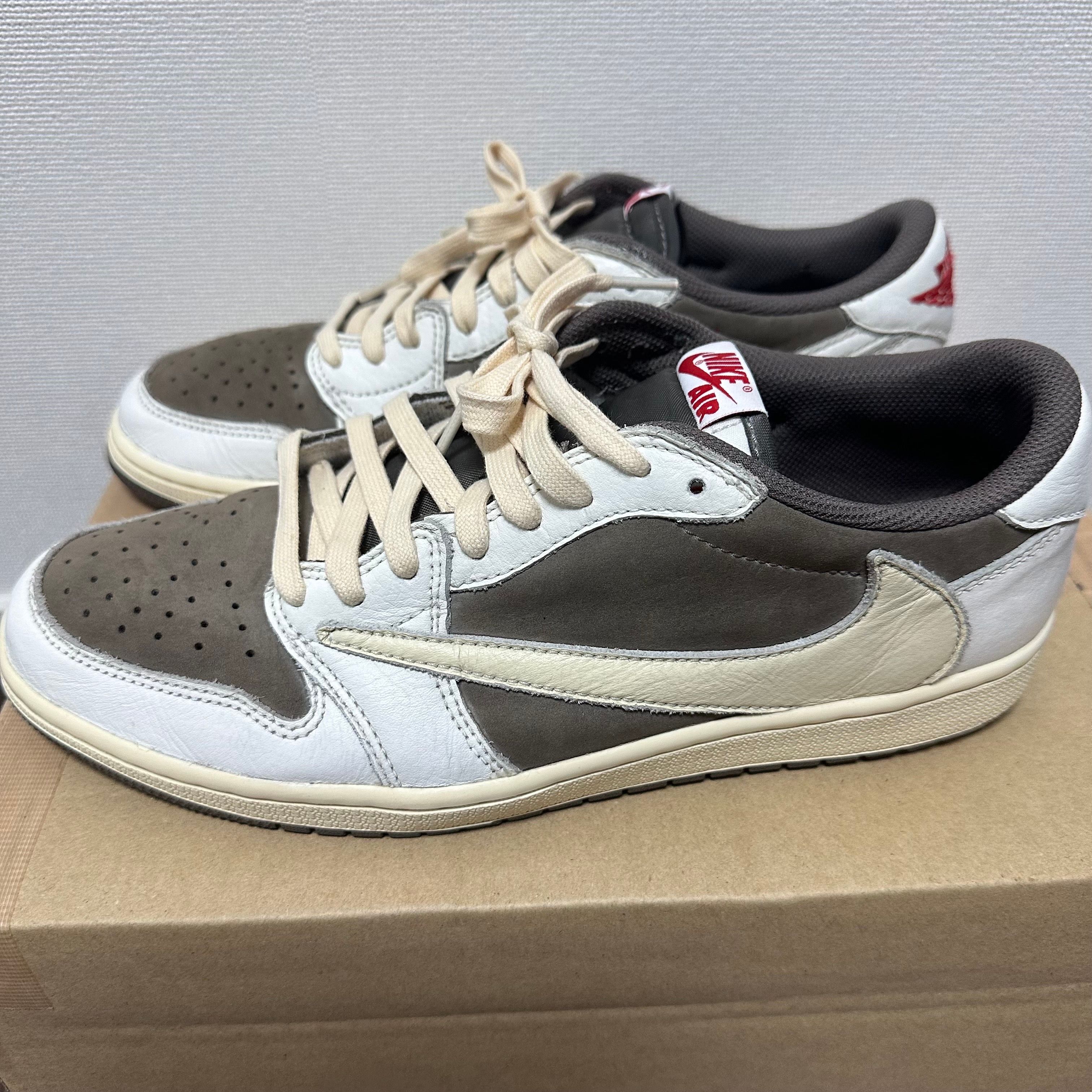Travis Scott × Nike Air Jordan 1 Low OG SP "Reverse Mocha/Sail and Ridgerock"
