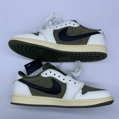 Travis Scott × Nike Air Jordan 1 Low OG SP "Reverse Olive"