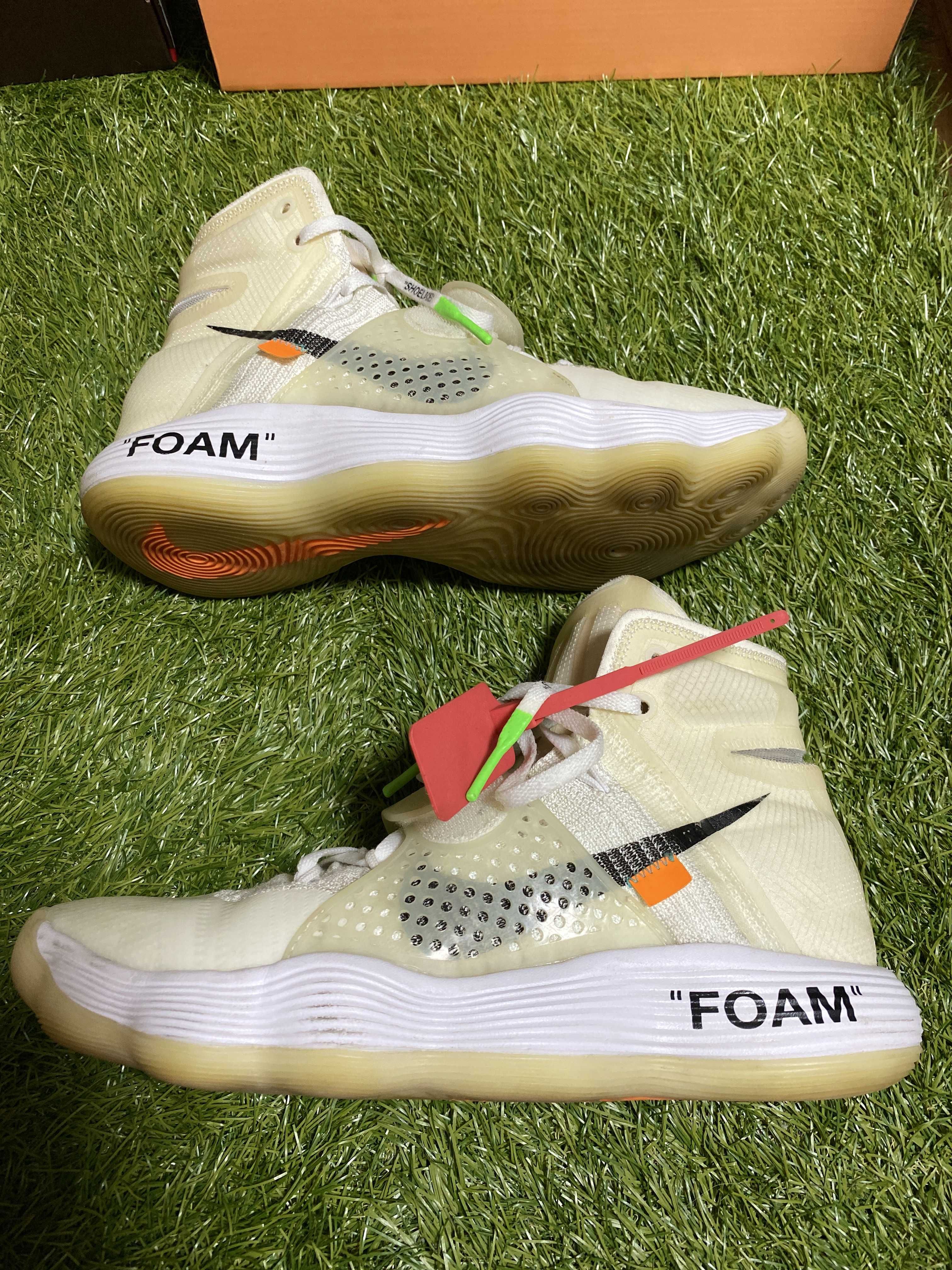 Off-White × Nike React Hyperdunk 2017 Flyknit "The 10/White"