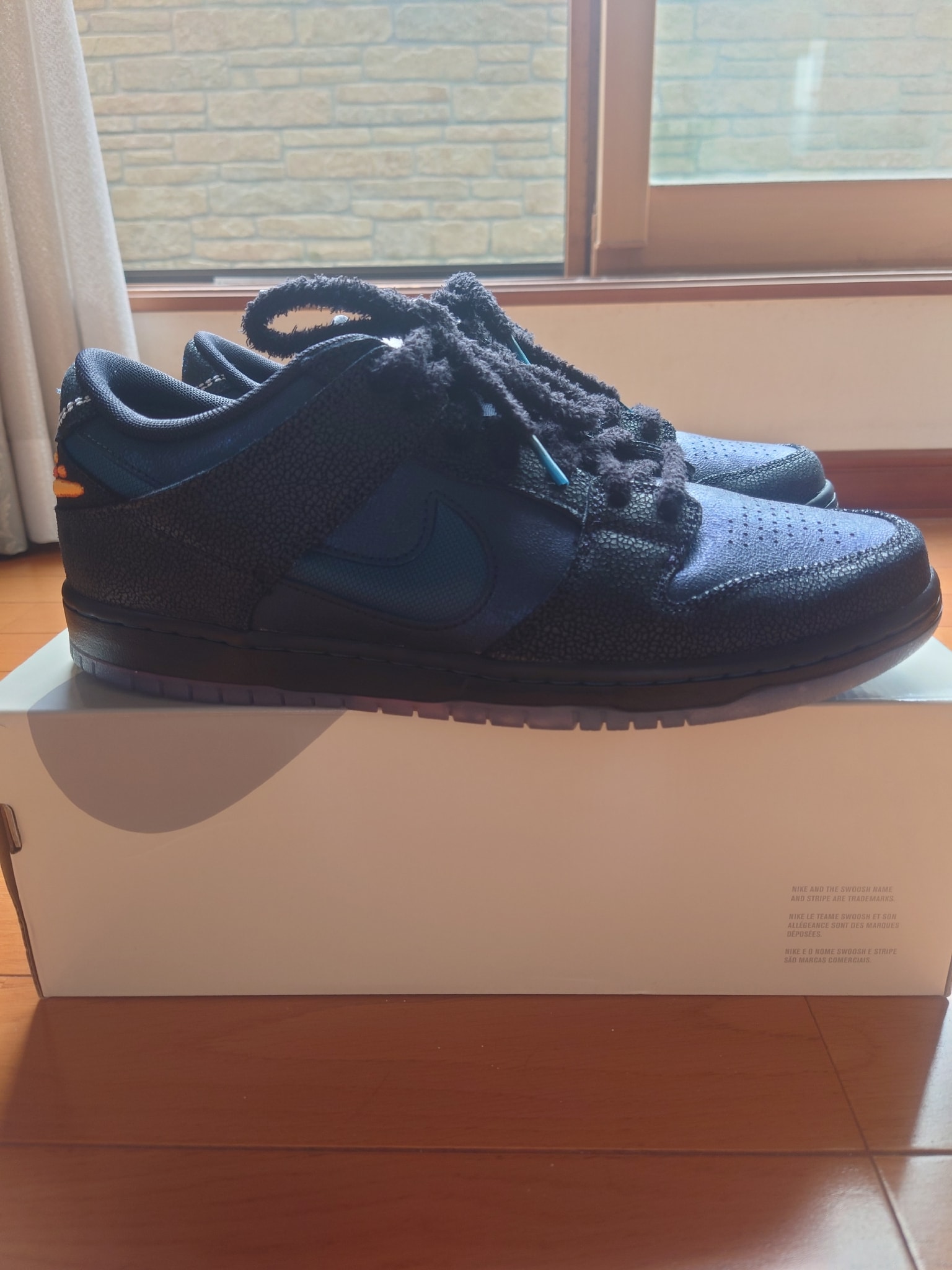 Bluetile Skateboards × Nike SB Dunk Low Pro "Pitch Blue/Black"