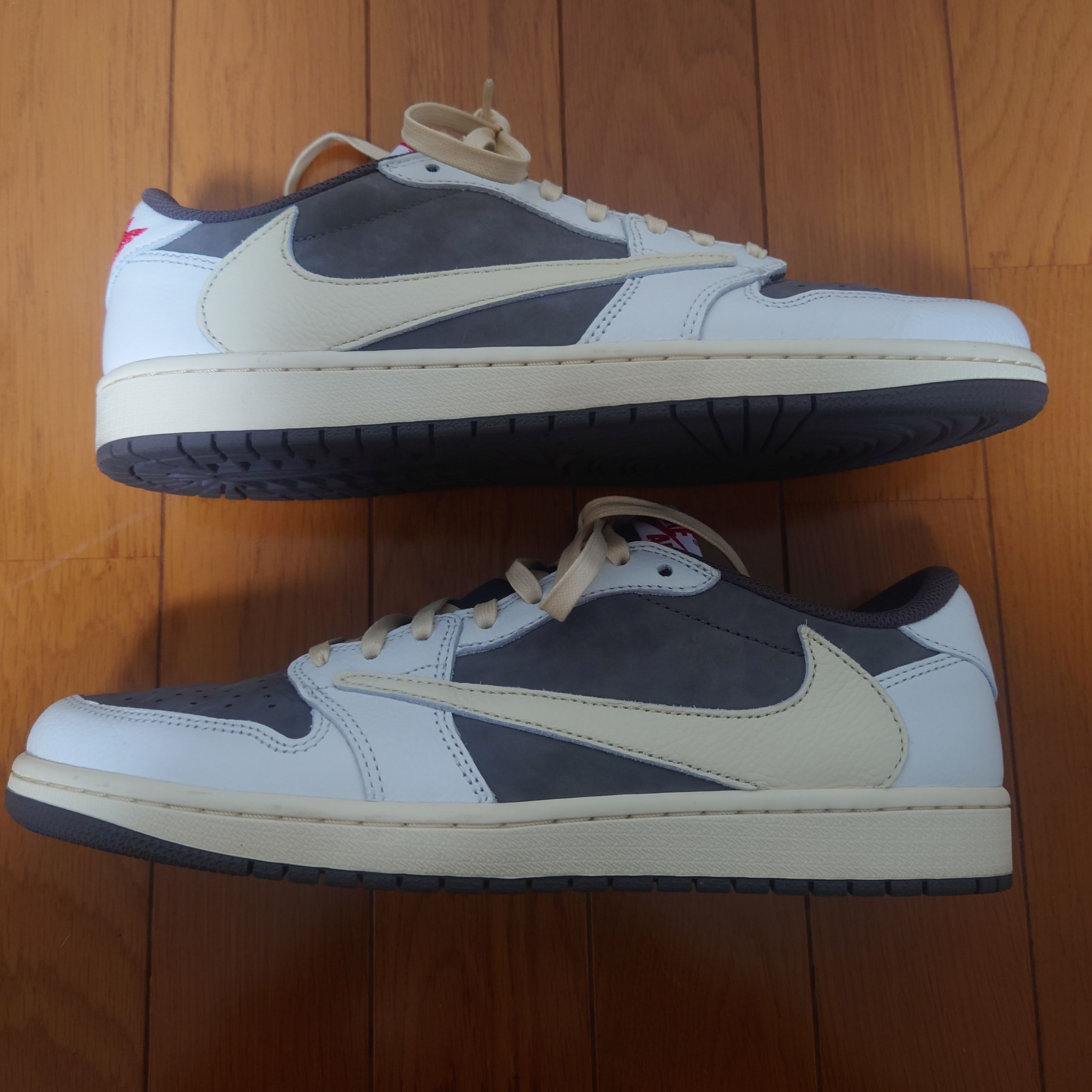 Travis Scott × Nike Air Jordan 1 Low OG SP "Reverse Mocha/Sail and Ridgerock"