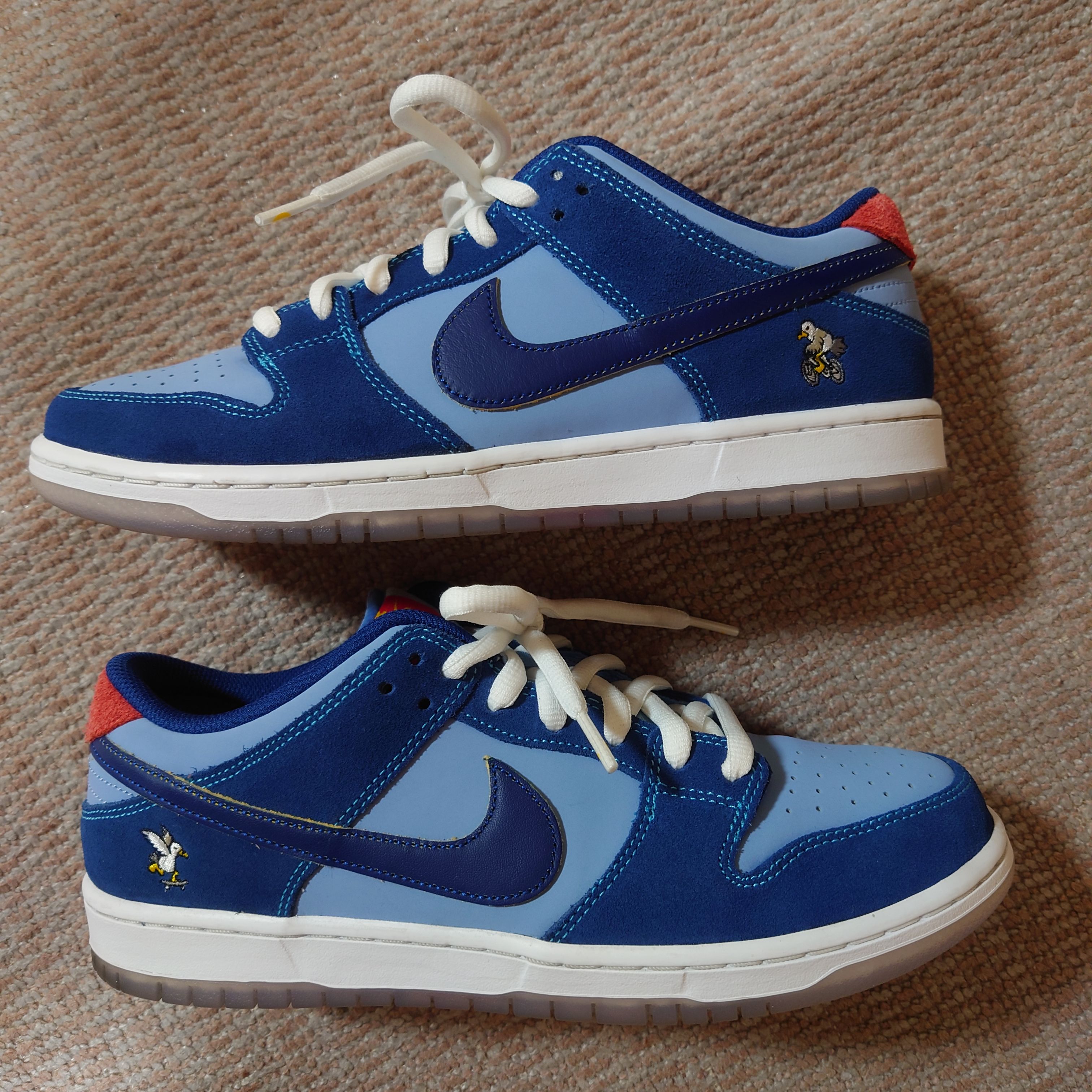 Why So Sad? × Nike SB Dunk Low "Coastal Blue/Speed Yellow-University Red"