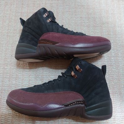 A Ma Maniere × Nike Women's Air Jordan 12 "Black and Burgundy Crush"