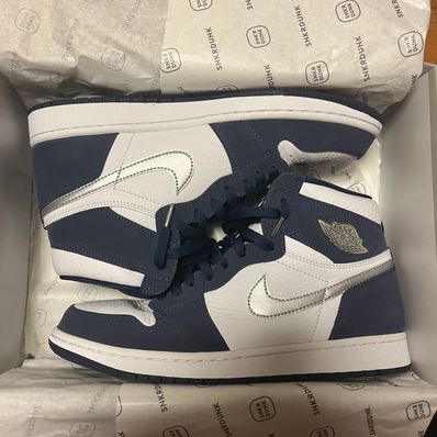 Nike Air Jordan 1 High OG CO.JP "White/Midnight Navy" (2020)(ブリーフケースなし)