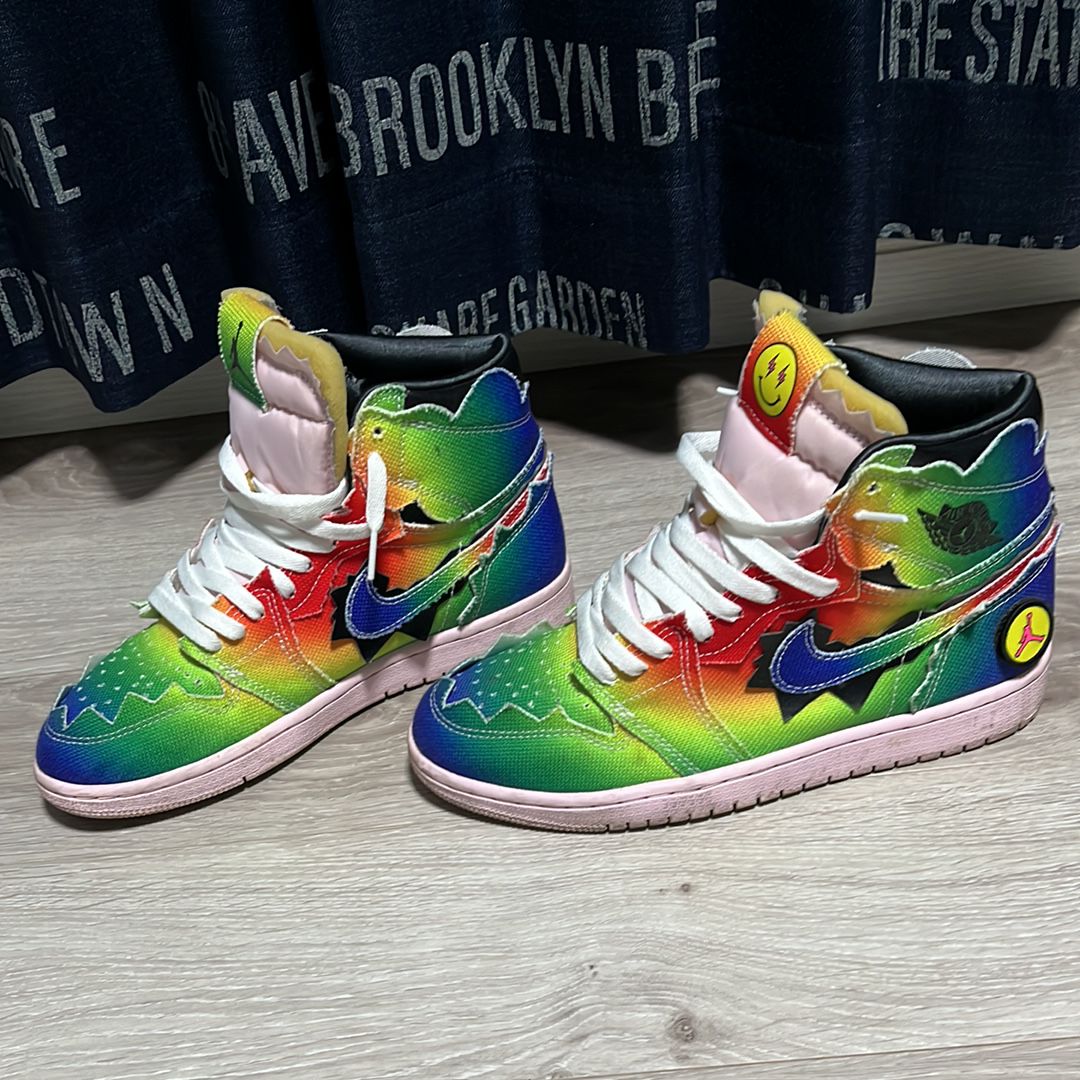 J Balvin × Nike Air Jordan 1 High OG "Rainbow"